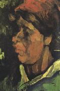 Vincent Van Gogh Head of a Peasant Woman with Dark Cap (nn040
